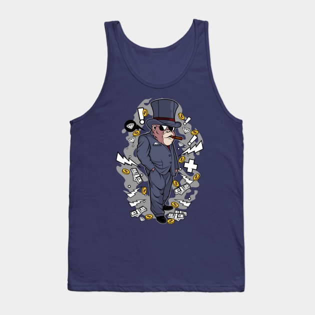 Gorilla Boss Tank Top by beanbeardy